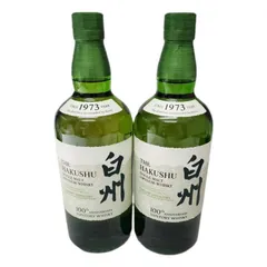サントリー - 6本セット  ウイスキー白州1973（100周年ラベル) Amazon.co.jp: 【100周年記念ラベル】白州 サントリー