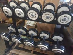 【お持ち帰り限定】中古・テクノジムダンベルセット16～20kg（各2個）