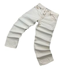ディーゼル ホワイト ジーンズ デニム やや太め W31 ワイドシルエット 【 人気 さわやかな白♪ 】 DIESEL ●Ja8895