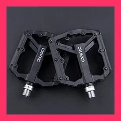 CXWXC 自転車 ペダル フラットペダル トリプルシールドベアリング 9/16インチ 滑り止めピン付き ロードバイク/クロスバイク/MTBなど用 左右セット（CX-925）