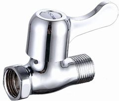 sugarello 止水栓 蛇口バルブ アングル止水栓 止水弁 G1/2 90度回転 レバー式 亜鉛合金 シンプル(オス・メス)