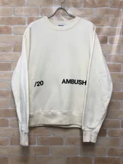 AMBUSH アンブッシュ スウェット 白 M 3357225M0030 AMBUSH DESIGN｜アンブッシュデザイン AMBUSH WEB SHOP