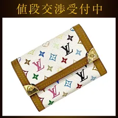 ルイ ヴィトン コインケース ポルトモネ プラ ホワイト ブロン マルチカラー