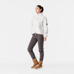 訳あり品　現行品　デカトロン　QUECHUA (ケシュア) 登山・スノーハイキング ロングパンツ X-WARM SH100 レディース  ダスティーカーキ　XSサイズ　汚れがあり