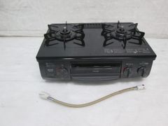 【当社3ヶ月保証】2022年 リンナイ グリル付 ガステーブル KSR563BKR LPガス用(1024EH)7AT-1S