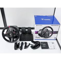 【中古品、美品】Thrustmaster スラストマスター T128 ゲーム ステアリングコントローラー ペダルセット フォースフィードバック対応 PS5/PS4/PC 対応