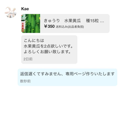 Kae様専用ページ
