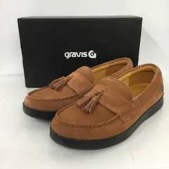 【新品未使用】gravis　タッセルローファー　スエード　ブラウン 正規取扱店 gravis (グラビス) 25222 ODJICK TASSEL オジェック