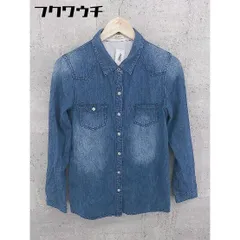 ◇ Simplicite シンプリシテェ 長袖 デニム シャツ インディゴ メンズ 【中古】 【1002802542916】のサムネイル