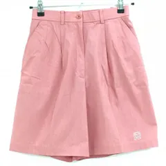 ピッコーネ キュロットスカート レッド 織生地 ロゴ レディース 38(M) ゴルフウェア PICONE
