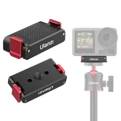 【デイリー雑貨店】 Ulanzi i DJI Action 3用OA-12 1/4ネジ穴 磁気アダプターマウント 三脚用 磁気マグネット 三脚マウント アクションカメラアクセサリー 耐衝撃性 1/4ネジ穴付き Gopro専用三脚 コネクター アルミ製 DJI