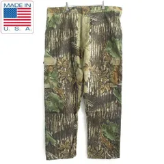 新品 90s USA製 REDHEAD リアルツリー 迷彩 カーゴ パンツ 実寸W45 レッドヘッド アメリカ製 サバゲー デッドストック D149-25-0033ZV