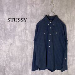 超人気 ☆STUSSY ☆メキシコ製 ☆長袖シャツ ☆短丈 ☆チェックシャツ