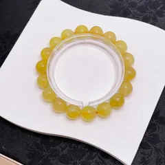 天然宝石★【ゴールデンプレナイト】★パワーストーン ブレスレット 天然石 原石 綺麗 お守り 貴重 貴重 幸運 贈り物 ギフト 11.3-11.8mm ZB4764