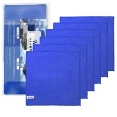 【6枚入】マイクロファイバークロス 洗車タオル 吸水タオル 速乾タオル 30CM*30CM 【100％超極細繊維 6枚入】 色選択可 ループ付き クリーニングクロス ぞうきん 台拭き 贈り物