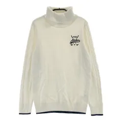 サイズ：L ADIDAS GOLF アディダスゴルフ  タートルネック ニットセーター  ホワイト系 [240101360991] ゴルフウェア レディース ストスト