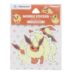 【メール便】ポケットモンスター ダイカットシール モバイルステッカー ブースター ポケモン グルマンディーズ デコシール デコステッカー キャラクター グッズ 