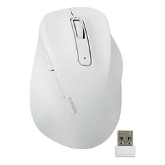 【新品・2営業日で発送】ELECOM エレコム マウス／EX-G／右手用／Lサイズ／無線／5ボタン／ホワイト(M-XGL30DBSKWH)