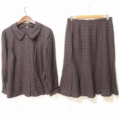 極美品　レリアン　13+ アンゴラ　カシミア　ウール　セットアップ　スカート 極美品 レリアン 13+ アンゴラ カシミア ウール セットアップ スカート