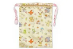 マリ【送料無料】【日本製】【ポケットモンスター】巾着【チラシ】【フラワー】【ピカチュウ】【ポケモン】【ゲーム】【アニメ】【映画】【ポーチ】【ケース】【小物入れ】【収納】【袋】【子供】【キッズ】【雑貨】【グッズ】【かわいい】