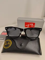 新品 Ray Ban レイバン 木村拓哉様WAYFARER ブラックライトグレイ