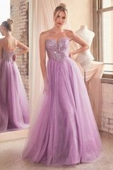 【Cinderella　Divine】ロングドレス　ダスティ・ラベンダーXLサイズ　アメシストXLサイズ　コンテスト・発表会・パーティ・ナイトドレス【オーダーメイド対応可】