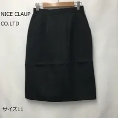 【未使用品】EL ROBLE  イルローブル オンワード樫山 レディース スカート ひざ丈 タイトスカート  ブラック サイズ11