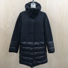 未使用 MERVEILLEUX VENTE 2WAY ウール切替 ダウン コート 中古・古着通販】MERVEILLEUX VENTE (メルヴェイユヴァント