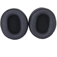1ペア 交換用イヤーパッド イヤークッション ATH-M50 M50S M20 M30 M40 ATH-SX1 ブラック