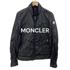 しん♪【美品】MONCLER ナイロンシャツジャケット ブラック 正規品 しん♪【美品】MONCLER ナイロンシャツジャケット ブラック 正規
