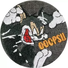 【中古】バッジ・ピンズ ブッチ 「トムとジェリー シークレットデニム刺繍缶バッジ なかまたち」