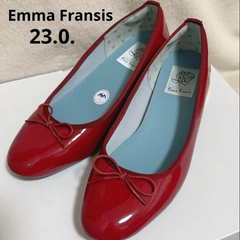 晴雨兼用 Emma Francis エマフランシス フラットパンプス レインシューズ