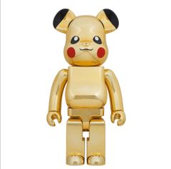 MEDICOM TOY BE@RBRICK PIKACHU GOLD CHROME Ver. 1000% メディコムトイ ベアブリック ピカチュウ 未使用