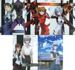 【中古】クリアファイル 全5種セット A4クリアファイル 「ヱヴァンゲリヲン新劇場版：破」 公開記念 ローソン エヴァンゲリオンキャンペーン(2009)