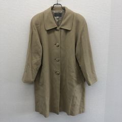 "【PLATA ELEGANCE】プラタ  "　ベージュ系　13AR　ステンカラーコート　ロングコート　レディース　無地　シンプル