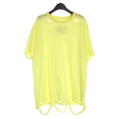テッペイフルヤマ TEPPEI FURUYAMA ダメージ加工 Tシャツ カットソー 半袖 1 イエロー