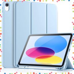 【在庫セール】ケース ケース ケース 第10世代 第10世代専用 第10世代 対応iPad 対応iPad 耐衝撃 対応iPad オートスリープ機能対応 軽量 軽薄 対応iPad カバー ペンシル収納ホルダー付き 三つ折りスタンド 10.9インチ対応iPad カ