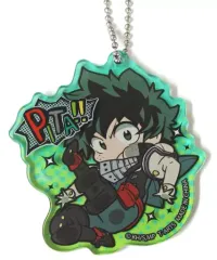 【中古】キーホルダー・マスコット(キャラクター) 緑谷出久 「ぴた!でふぉめ 僕のヒーローアカデミア 仮免バトル アクリルキーホルダー」