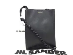 ■新品同様■ JIL SANDER　ジルサンダー タングル レザー ショルダーバッグ クロスボディ メンズ レディース ブラック系 FA3653 のサムネイル