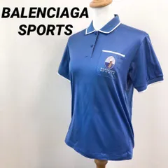 BALENCIAGA SPORTS　バレンシアガ　半袖ポロシャツ　ワッペン　Mのサムネイル
