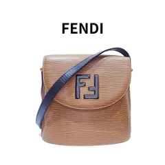 ヴィンテージ FENDI フェンディ エピ ショルダーバッグ クロスボディ ダブルエフ FFロゴ ブラウン