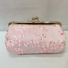 未使用☆京都 AYANOKOJI KYOTO あやの小路 がま口ポーチ ピンク 桜 さくら