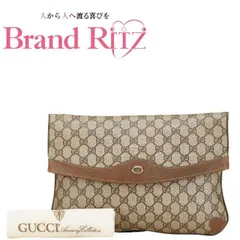    中古 グッチ クラッチバッグ セカンドバッグ 89 02 075 ABランク オールドグッチ GGスプリーム メンズ GUCCI 【送料無料】【西神店】