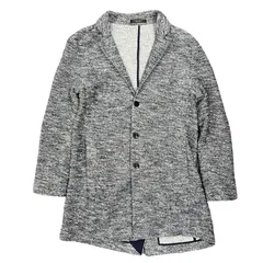 ZARA　ザラ　ニットコート パッチポケット M ニットケープコート - グレー | ZARA Japan / 日本