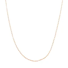 【B：ピンクゴールド × 40cm】[Cream dot. クリームドット公式] ネックレス レディース ステンレス製 金属アレルギー つけっぱなし サージカルステンレス ショート チェーン スキンジュエリー 極細 5タイプ アジャスターレス 大人のサムネイル
