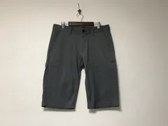 本物バーバリーブラックレーベルBURBERRY BLACKLABELコットンポリジャージスラックスハーフショートパンツミリタリーサーフアメカジワークスーツメンズグレー76S