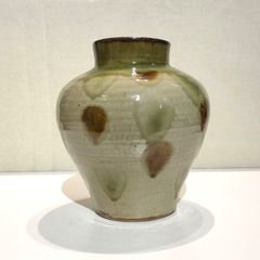 やちむん　上江洲茂生　三彩壺