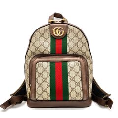 グッチ GUCCI オフィディア リュック バックパック GGスプリーム シェリーライン ベージュ ブラウン メンズ レディース 6-7-272