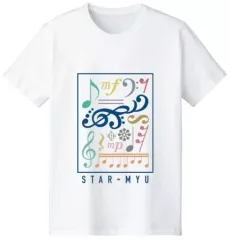 【中古】衣類 イメージデザイン Tシャツ ホワイト レディースSサイズ 「スタミュ」