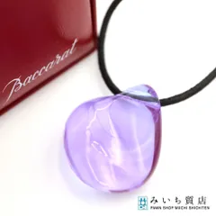 ○希少美品！ Baccarat バカラ ハート ペーパーウェイト パープル 紫 ○希少美品！ Baccarat バカラ ハート ペーパーウェイト